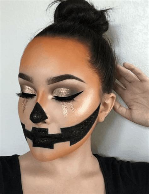 halloween make up easy|easy halloween makeup for adults.